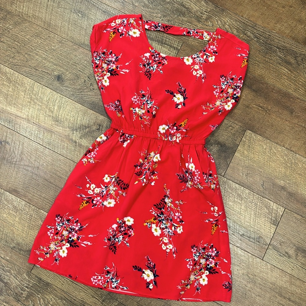Floral T-Shirt Dress - Small